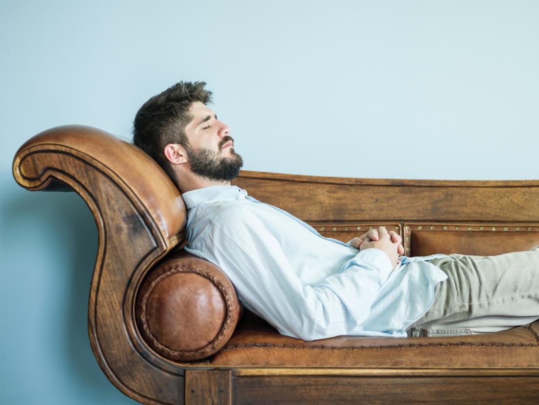 Man under hypnosis