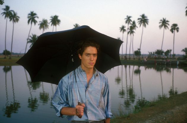 Hugh Grant on the set of The Bengali Night in