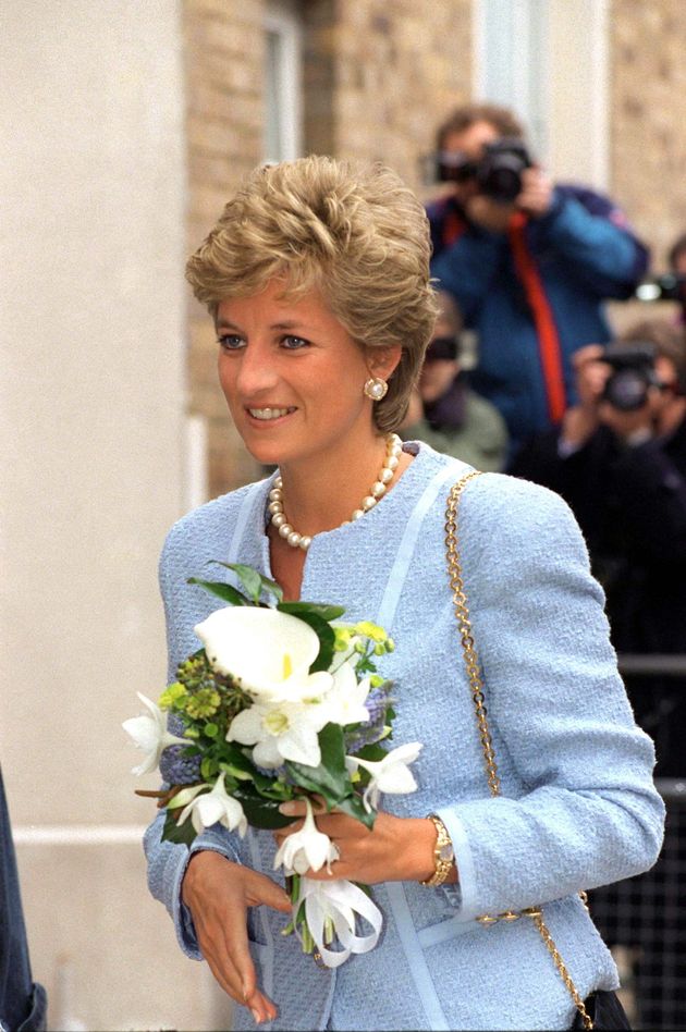 Princess Diana pictured in