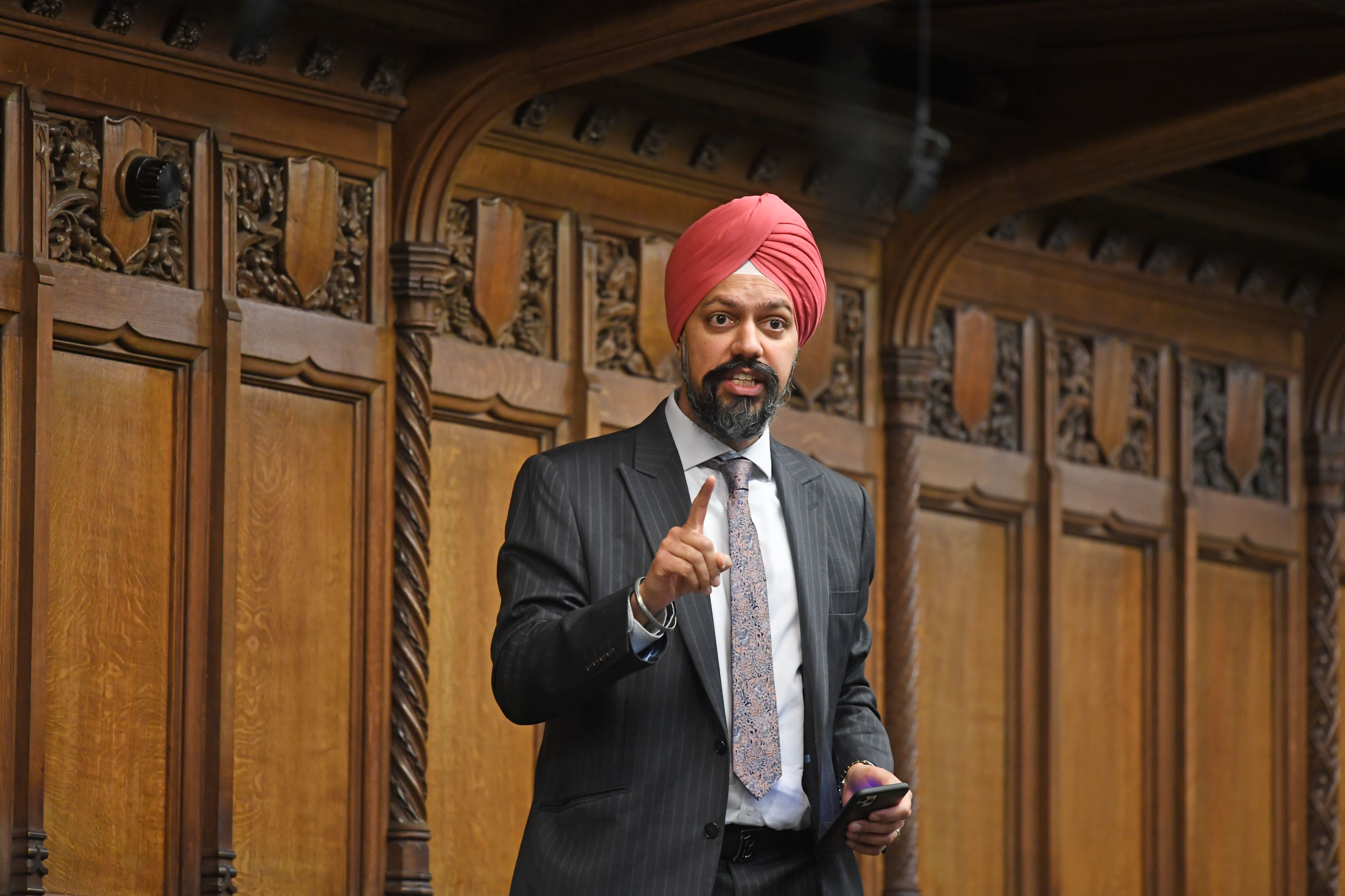 Labour MP Tan Dhesi in the