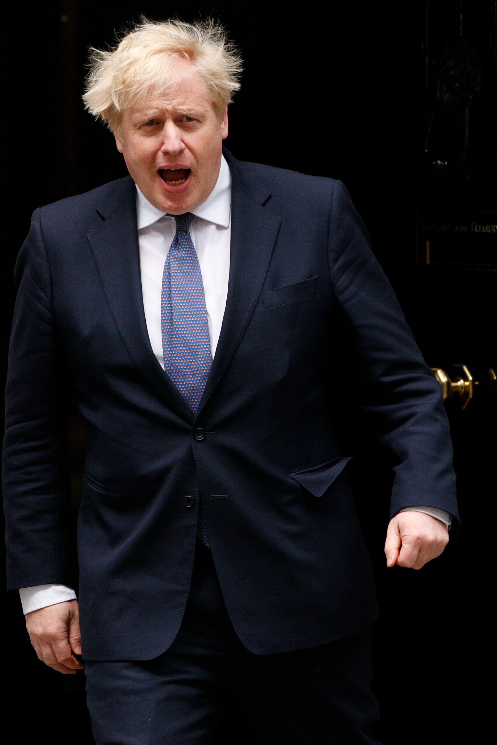 Prime Minister Boris Johnson leaves 10 Downing