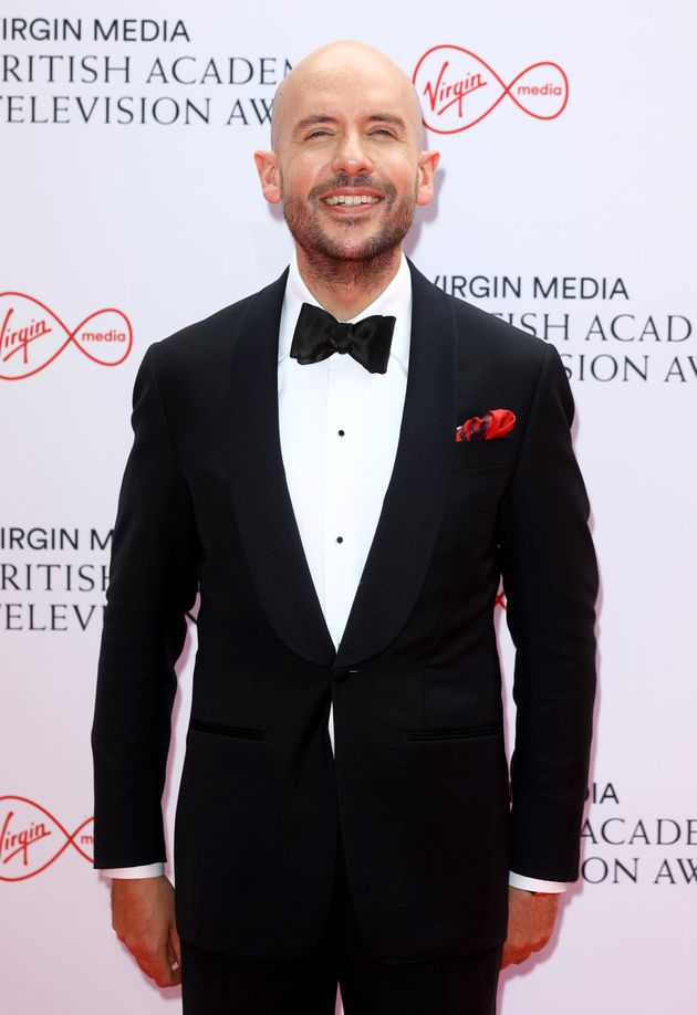 LONDON, ENGLAND - JUNE 06: BAFTA interview host, Tom Allen attends the Virgin Media British Academy Television...