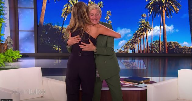 Jennifer Aniston and Ellen
