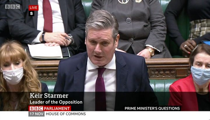 Johnson tried to quiz Sir Keir Starmer on his own second job outside parliament