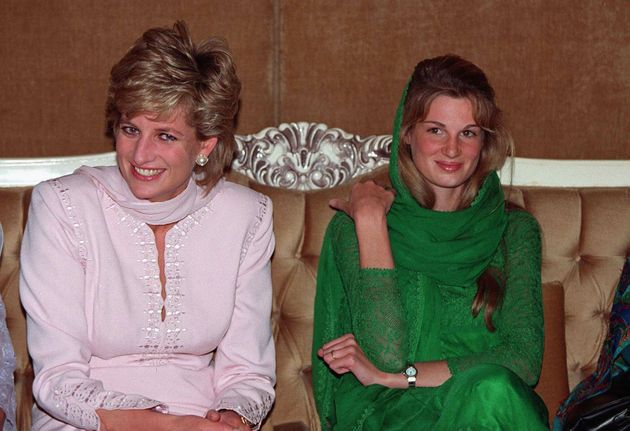 Princess Diana and Jemima Khan in Pakistan together in
