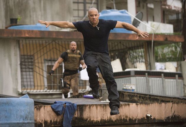 Vin Diesel and The Rock in the fifth Fast & Furious