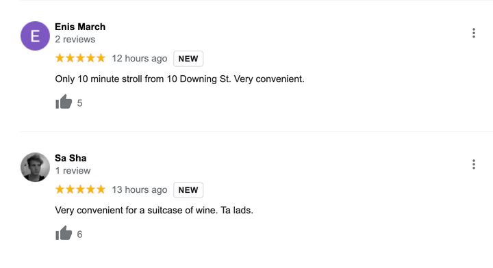 Newly added Google reviews for the Co-op on the Strand