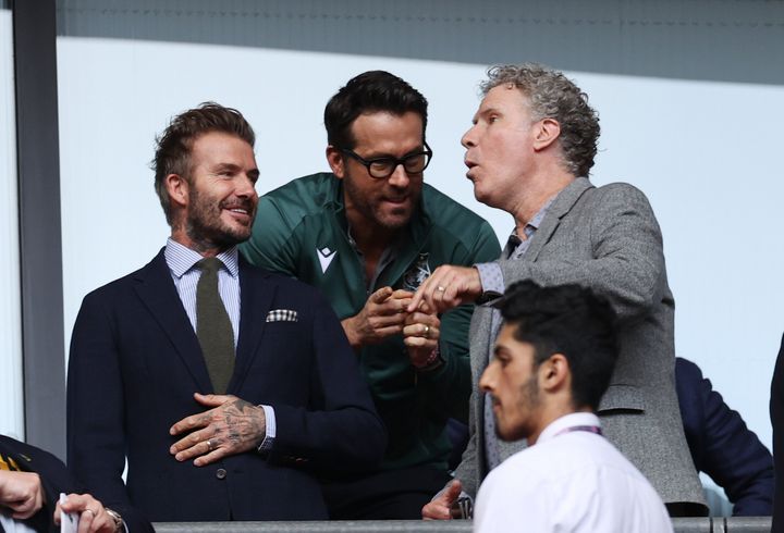 David Beckham, Ryan Reynolds and Will Ferrell
