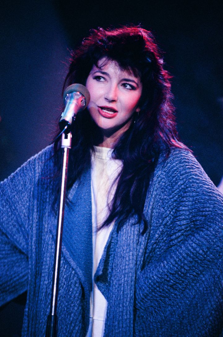 Kate Bush performing in 1985, the year Running Up That Hill was first released
