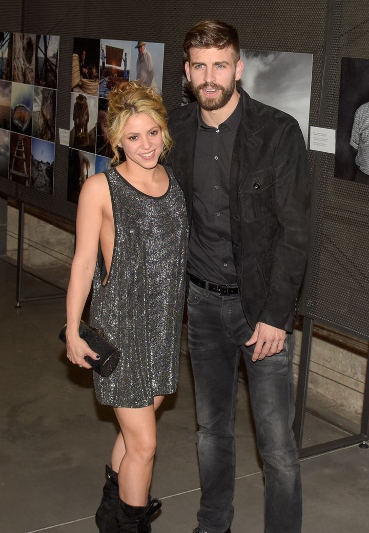 Shakira and Gerard together in 2016