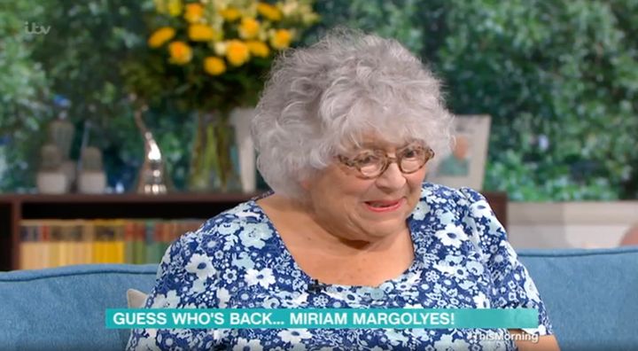 Miriam Margolyes quickly realised her mistake