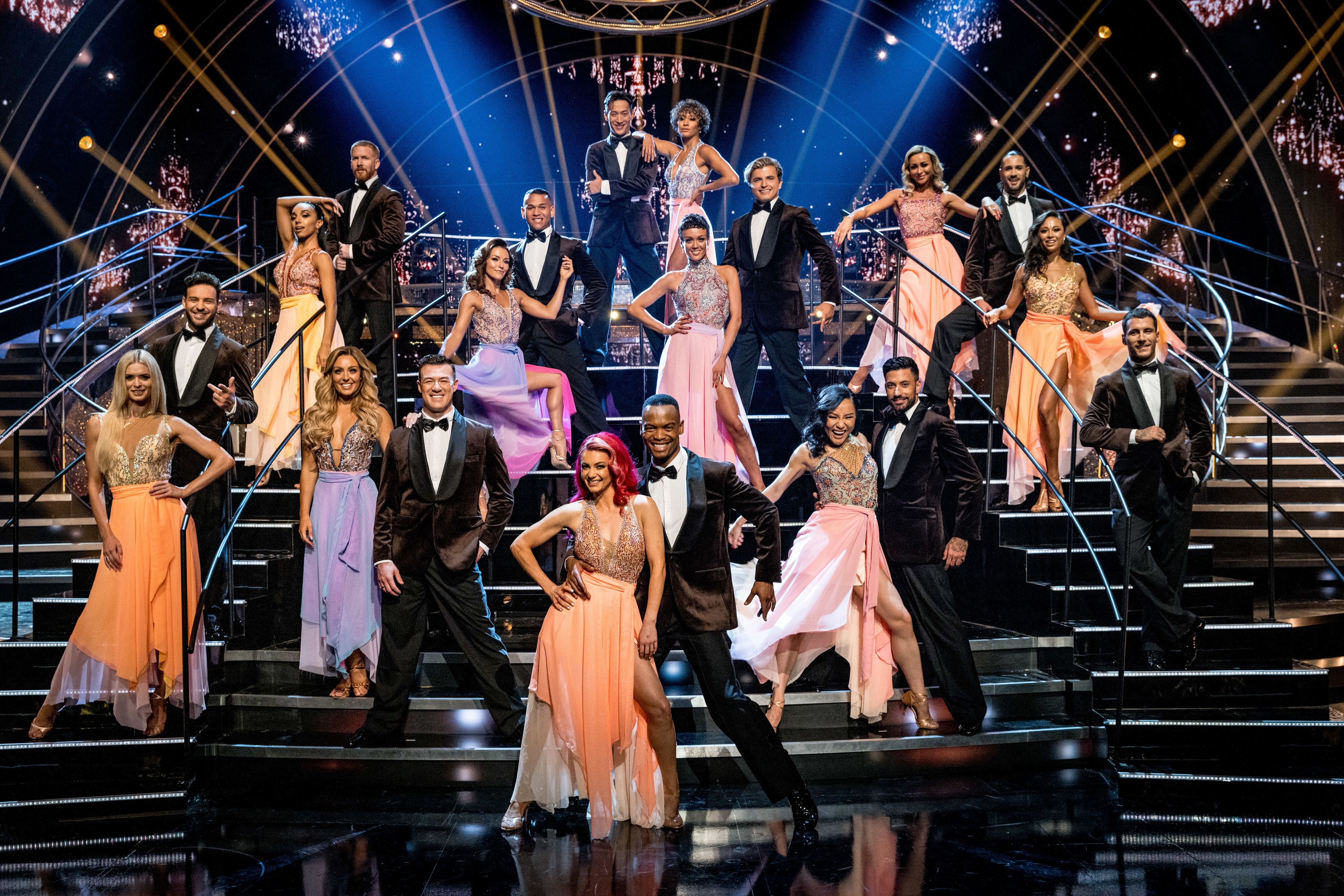 The professional dancers of Strictly Come Dancing