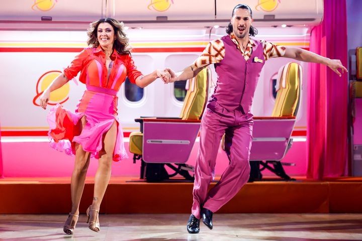Kym Marsh and Graziano Di Prima on the Strictly dance floor