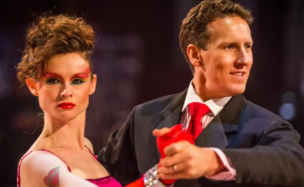 Sophie Ellis Bextor with partner Brendan Cole on the show in 2013