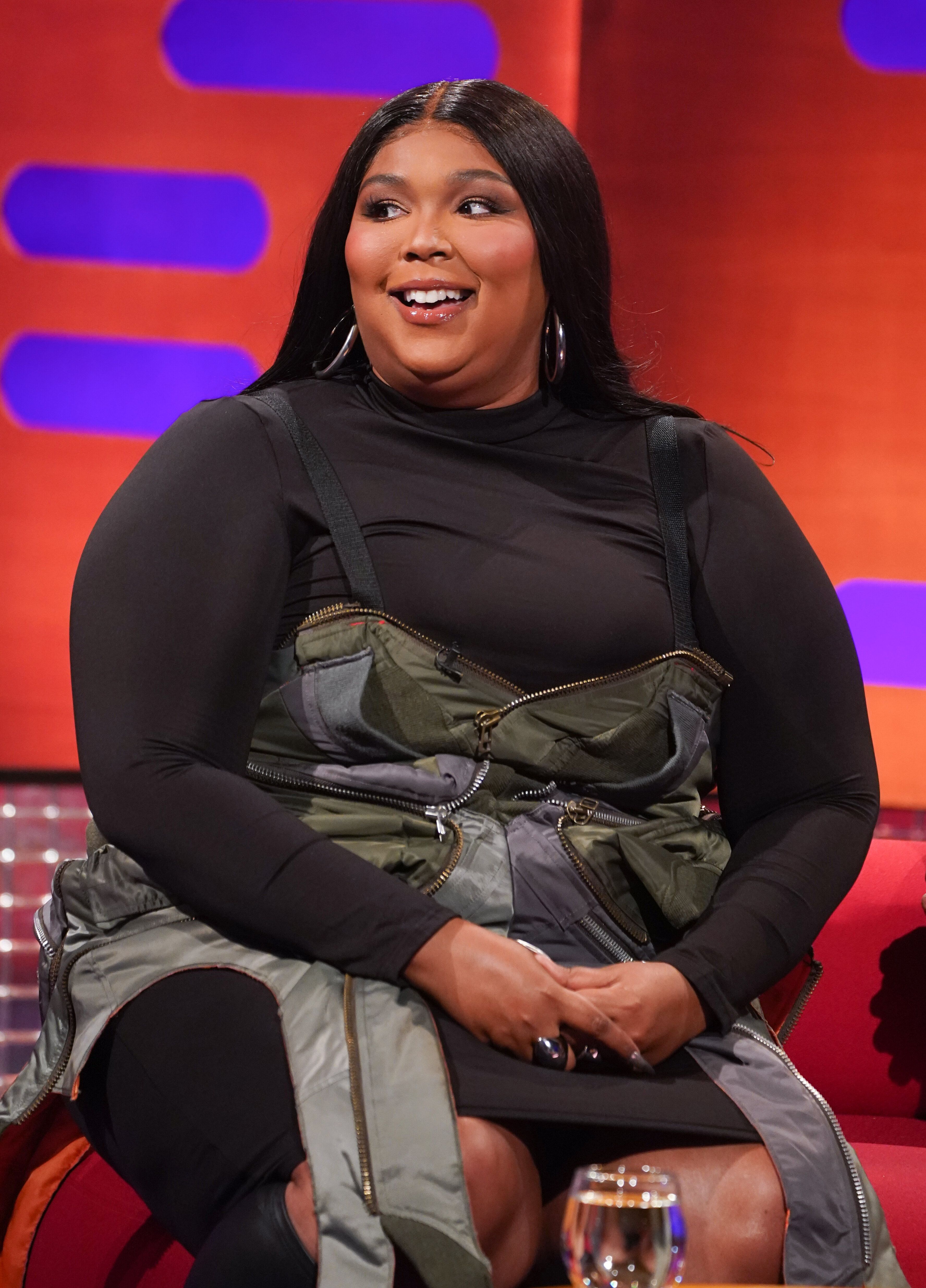Lizzo was a guest on The Graham Norton Show on Friday