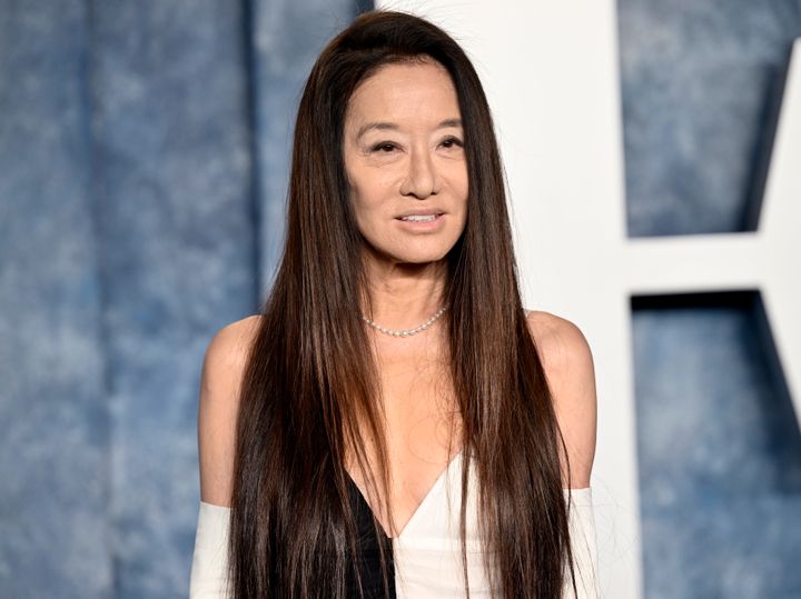 Vera Wang arrives at a Vanity Fair Oscar party on March 12.
