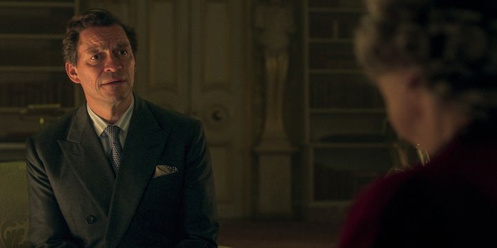 Dominic West as Prince Charles in The Crown