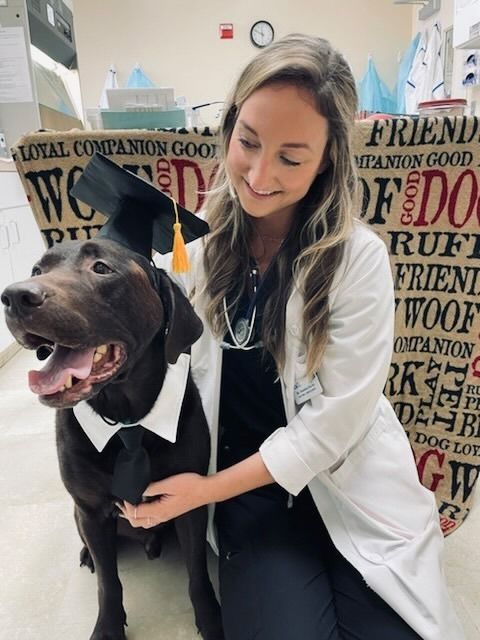 "Bill graduated his first round of chemotherapy with a parking lot celebration, complete with a graduation cap and a small parade with his oncology team in the parking lot."