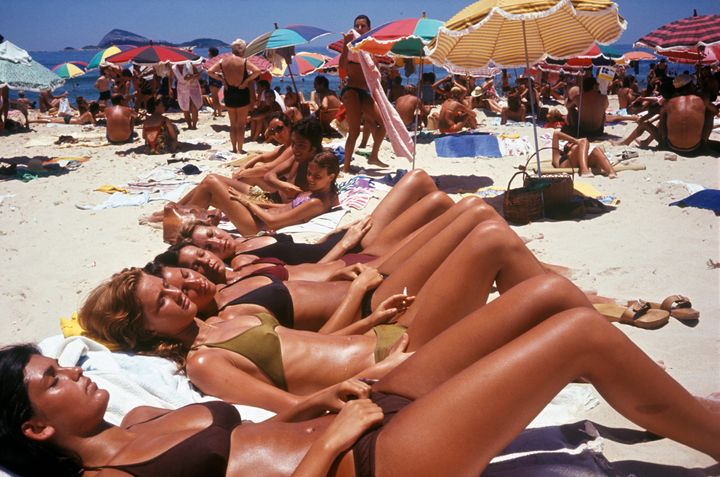 "We had a tanning competition, where we would put a small sticker on our body as a baseline for comparison and then slather on the baby oil and bake all day," said Cynthia Gouw, a 60-year-old broadcast journalist and a beauty influencer.