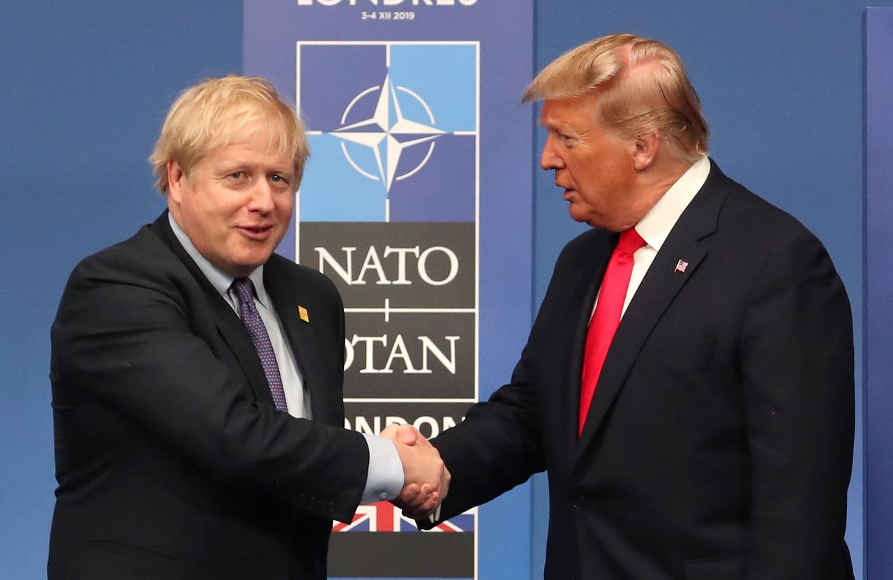 Boris Johnson and Donald Trump had a good relationship when they were both in office.