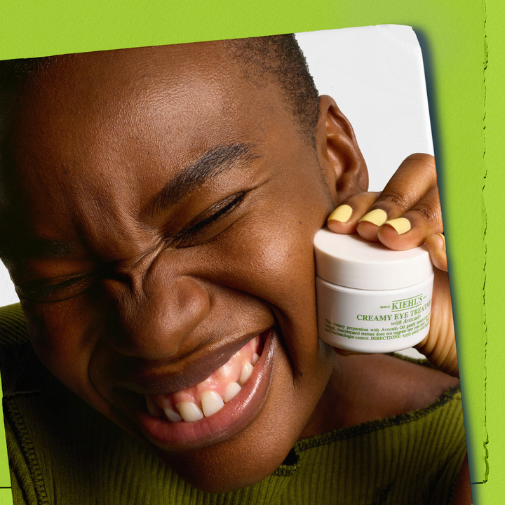 It’s best to use a targeted treatment such as Kiehl's Avocado Eye Cream if the skin around your eyes is prone to dryness