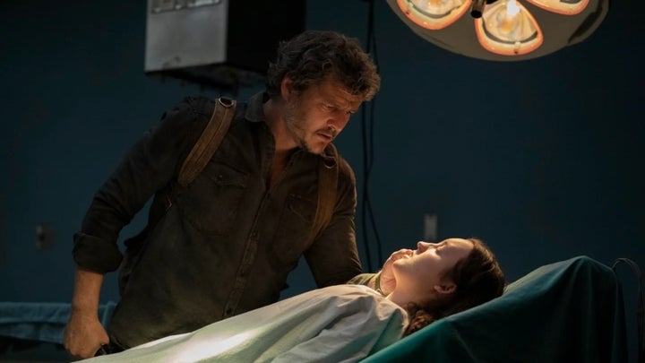 Joel (Pedro Pascal) and Ellie (Bella Ramsey) in "The Last of Us." 