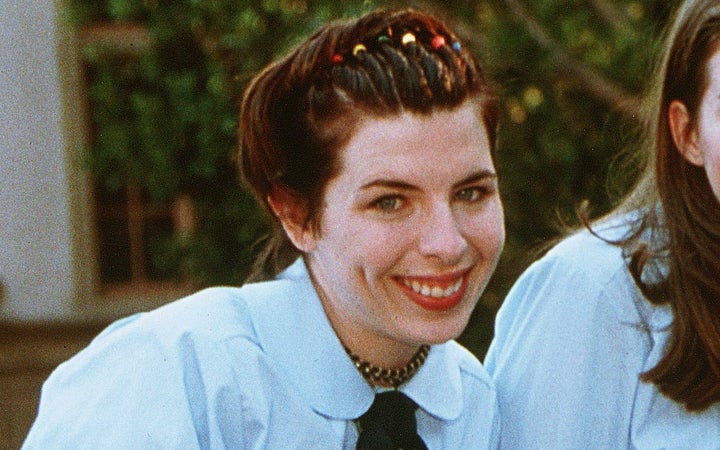 Heather Matarazzo on the set of The Princess Diaries in 2001