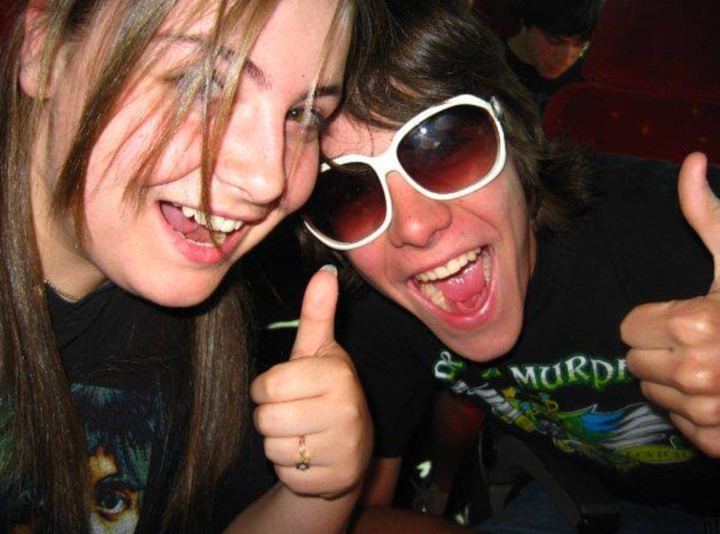 The author and her best friend Will on a trip to Disney World in 2008, four years before his death.