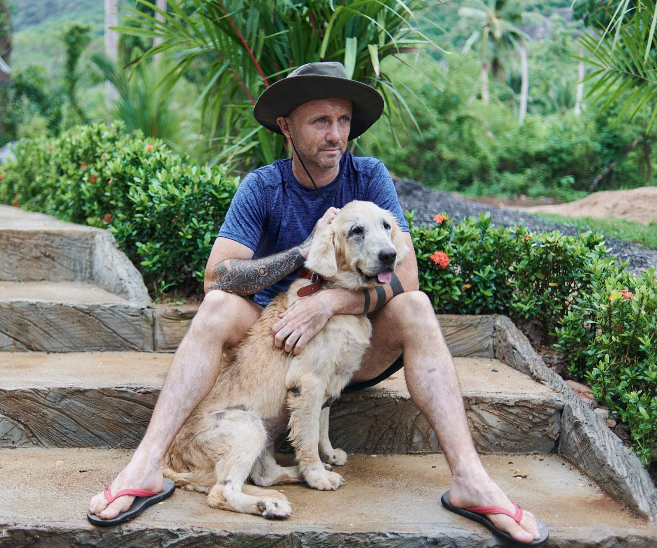 The author with Tina in Thailand in 2023.