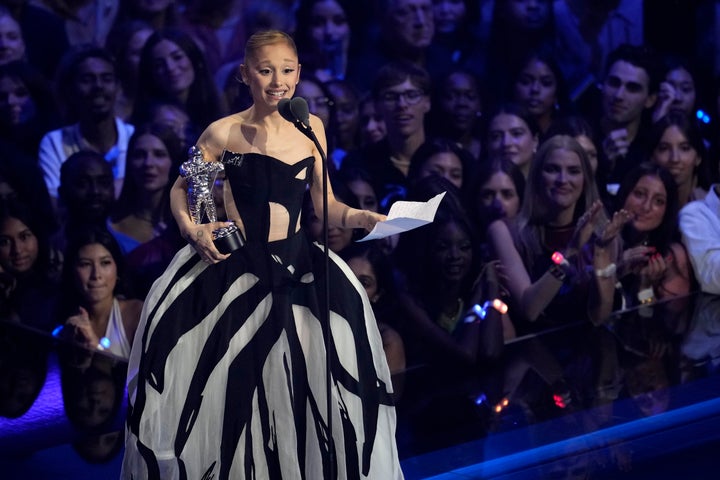 Ariana Grande scooped the top award of the night