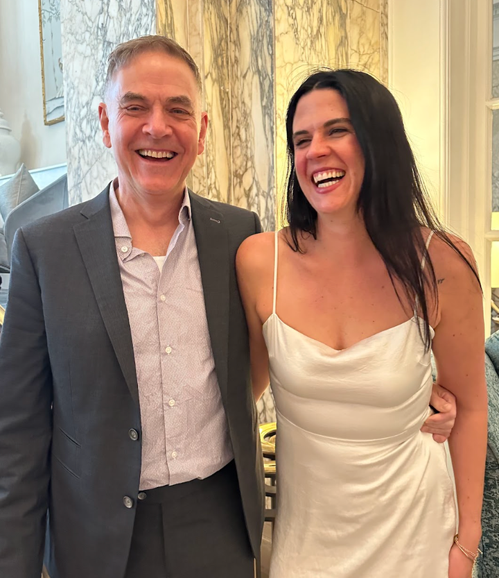 The author and Christopher in Nashville on their wedding day.