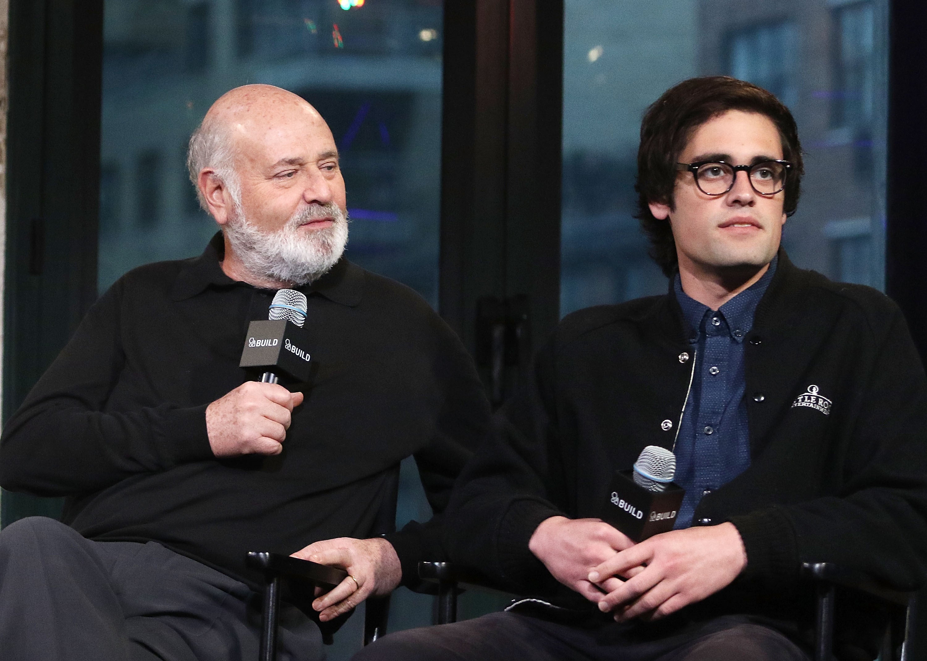 Rob Reiner and his son Nick during an interview in 2016