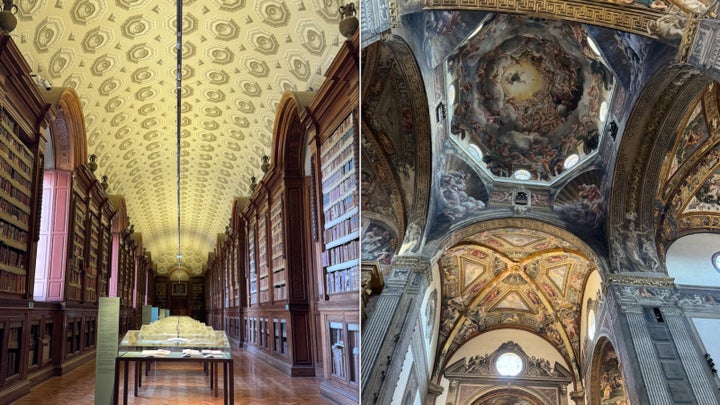 Beyond food, visitors to Parma can check out sites like the Palatina Library and Parma Cathedral.
