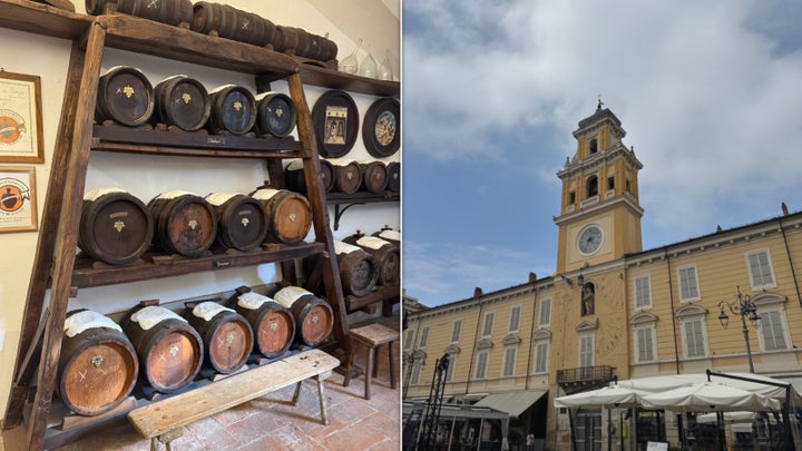 I ventured to Modena to try some authentic balsamic vinegar and then strolled around Piazza Giuseppe Garibaldi back in Parma. 