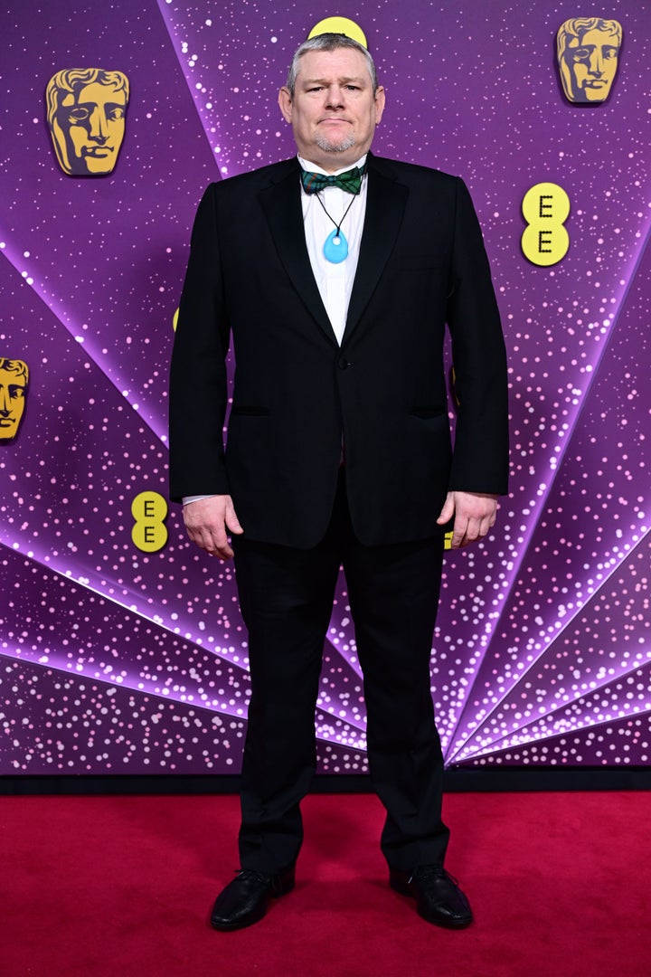 Tourette's advocate John Davidson at the 2026 Baftas