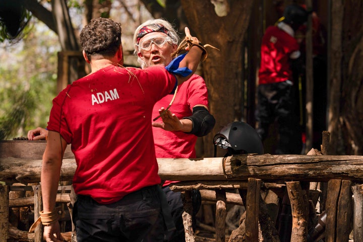 Adam Thomas and Jimmy Bullard had it out on I'm A Celebrity earlier this week