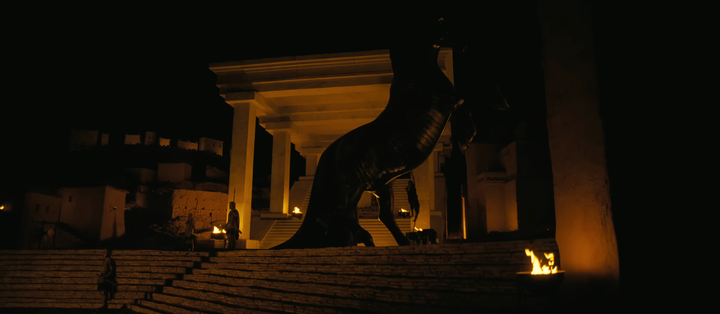 The infamous "Trojan horse" as seen in Christopher Nolan's The Odyssey