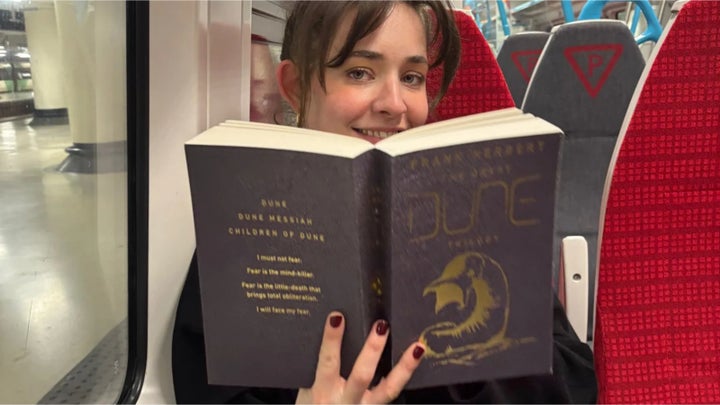 me reading the first Dune trilogy, despite my aversion to sci-fi
