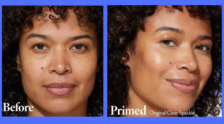 The primer is loved for helping skin look glowy and supple. 