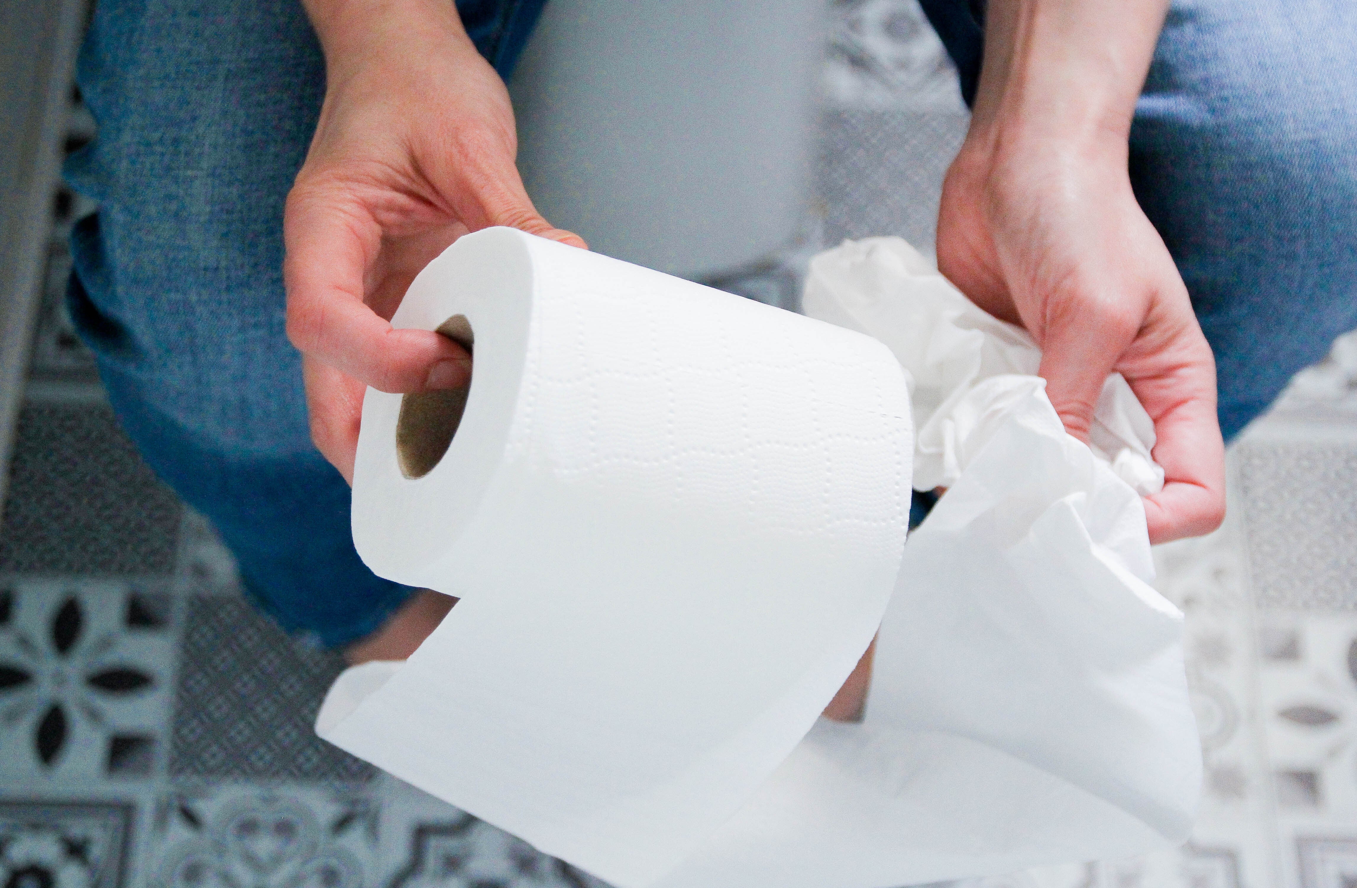 One way to spend less time in the bathroom? Stop bringing your phone in with you.