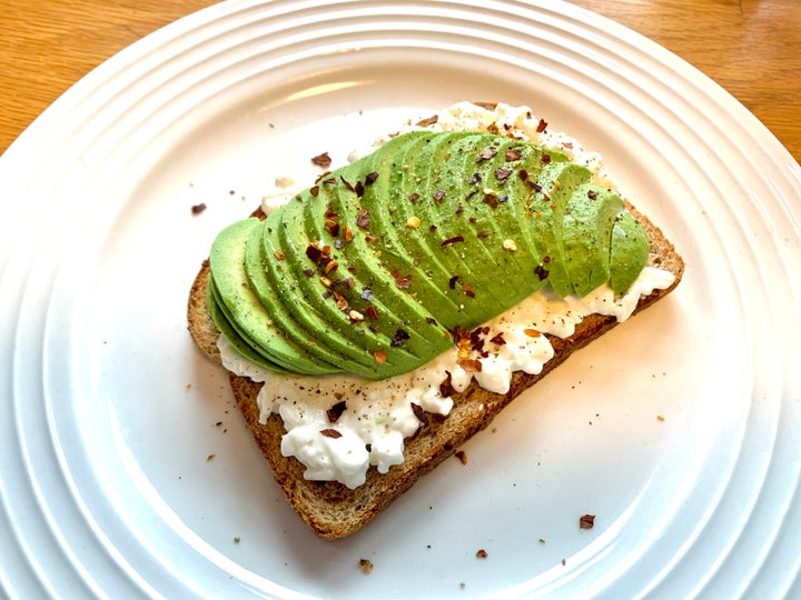 One of these toast toppings is high in fibre, and the other isn't.