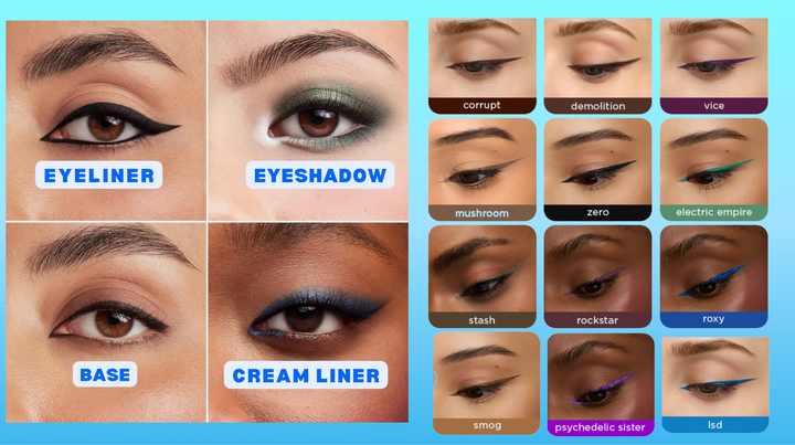This versatile eyeliner comes in a bunch of colors and can be used in many ways. 