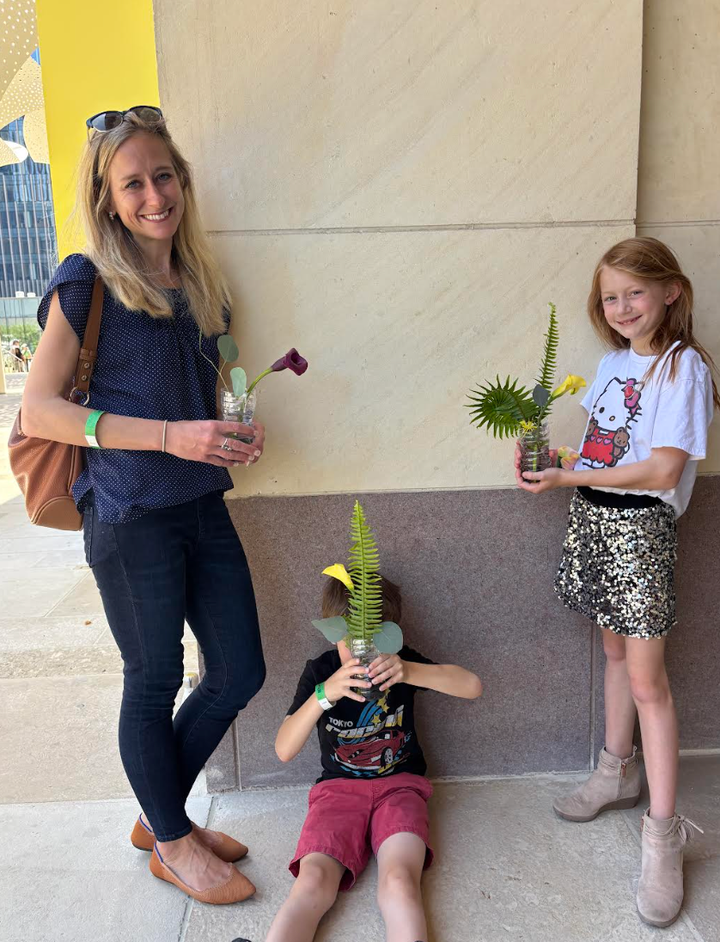 The author and her two children, Madelyn and Tucker.