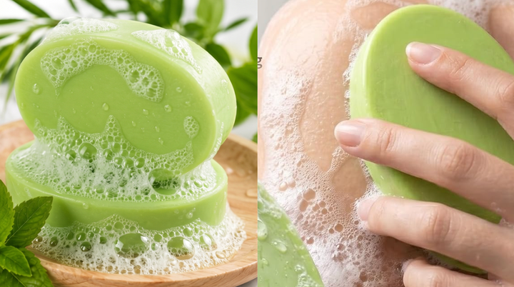 Reviewers love how the soap smells and lathers. 
