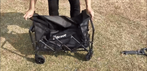 The wagon is super easy to assemble.