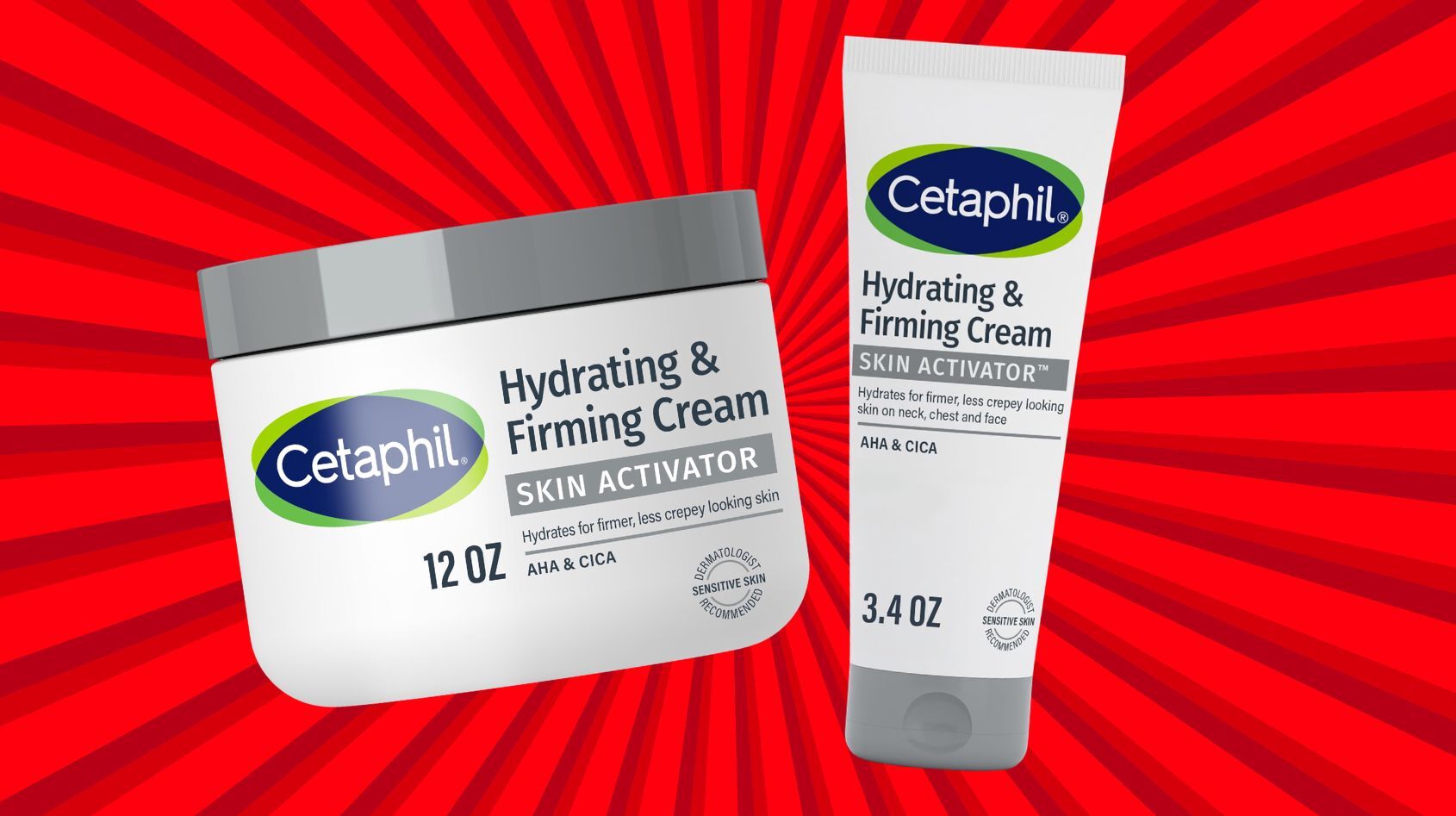 The transformative cream comes in a several size options whether you need a big supply for your bathroom or something to keep on the go in your bag.
