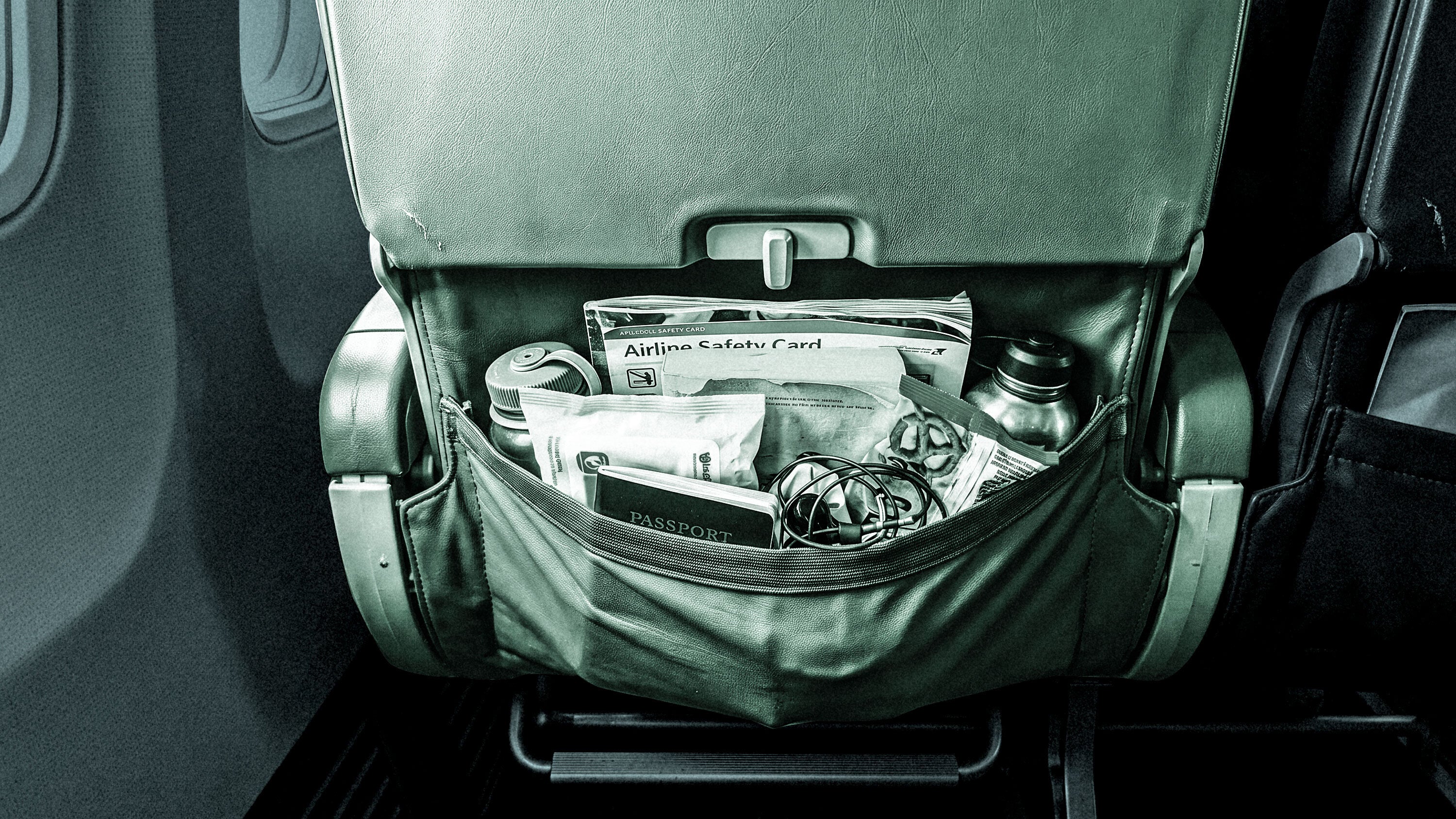 Plane seatback pockets are convenient — but only if you use them properly.