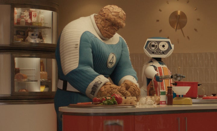 Ebon Moss-Bachrach as The Thing in The Fantastic Four: First Steps
