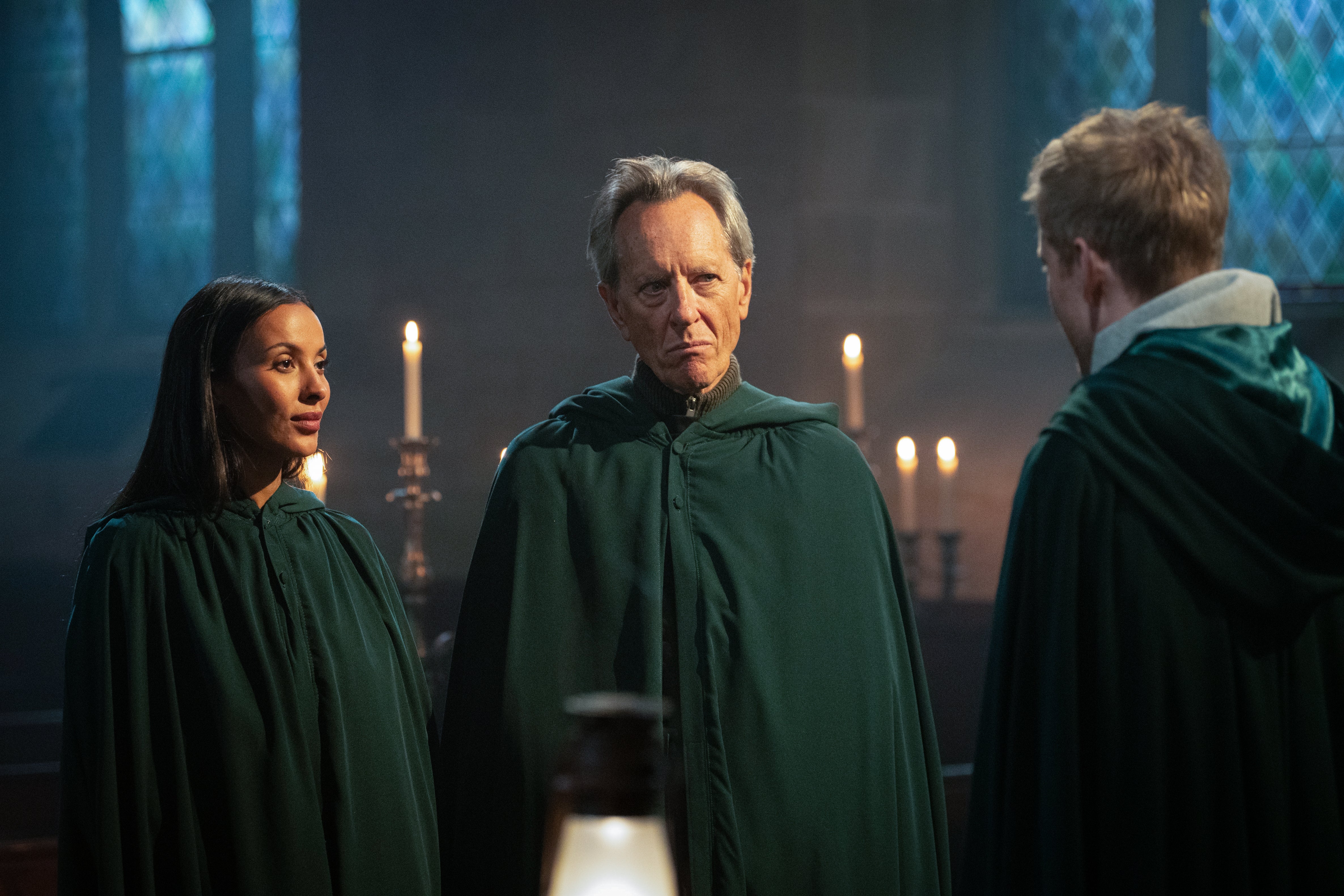 Richard E Grant pictured during his brief stint on The Celebrity Traitors