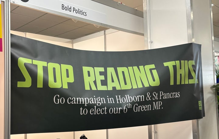 "Stop reading this. Go campaign in Holborn and St Pancras to elect our 6th Green MP," Polanski's own podcast said